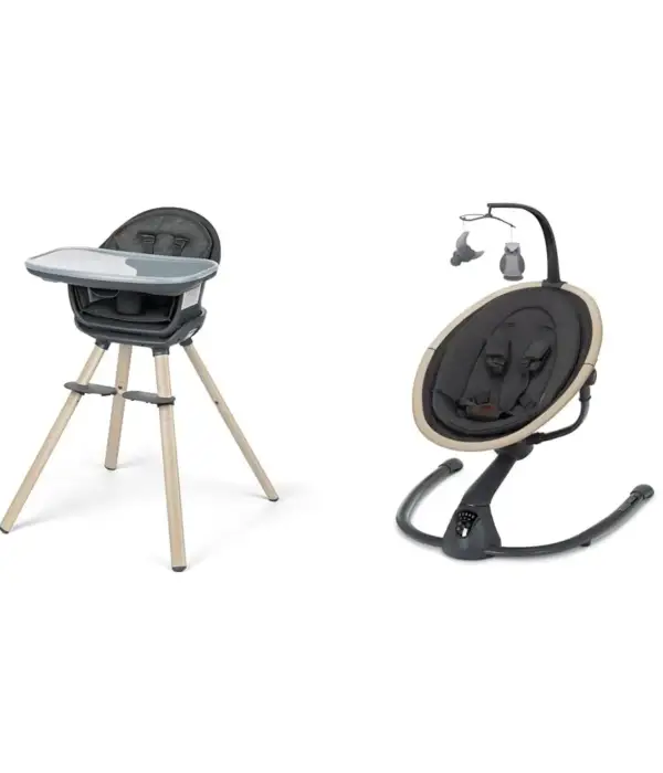 Maxi-Cosi Moa 8-in-1 Highchair & Cassia Swing