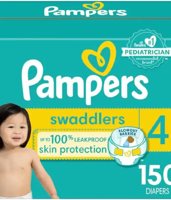 Pampers Swaddlers Diapers - 10 Sizes - 19 to 198 Count