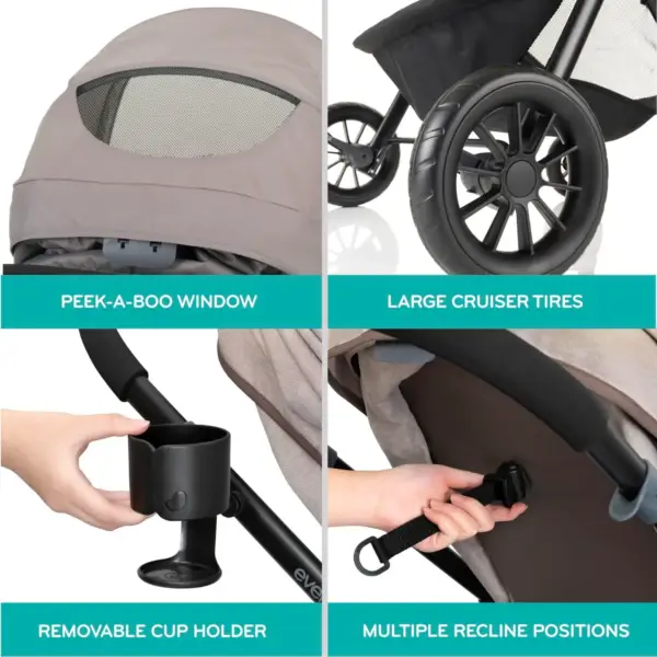 Pivot Modular Travel System with LiteMax Infant Car Seat 1