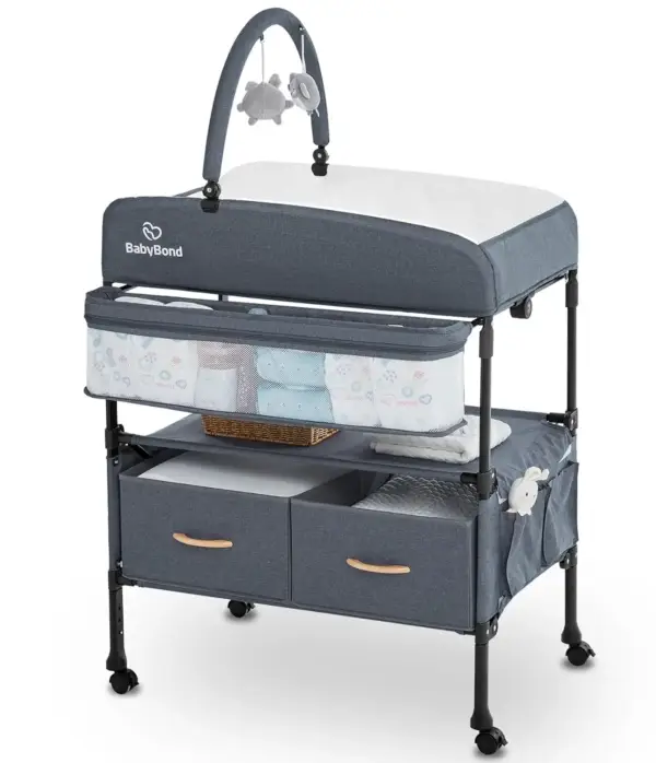 BabyBond Portable Baby Changing Table (Foldable)