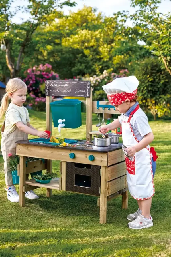 Hape Outdoor Kitchen Playset - Ages 3+ (Boy and Girl)