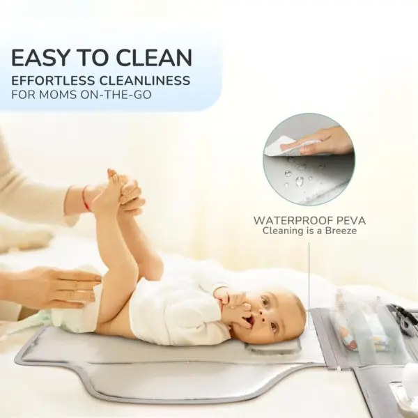 Portable Diaper Changing Pad For Baby - Easy to clean