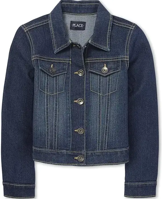 The Children's Place Girls' Basic Denim Jacket