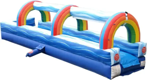 Blue Marble Inflatable Slip and Splash Slide