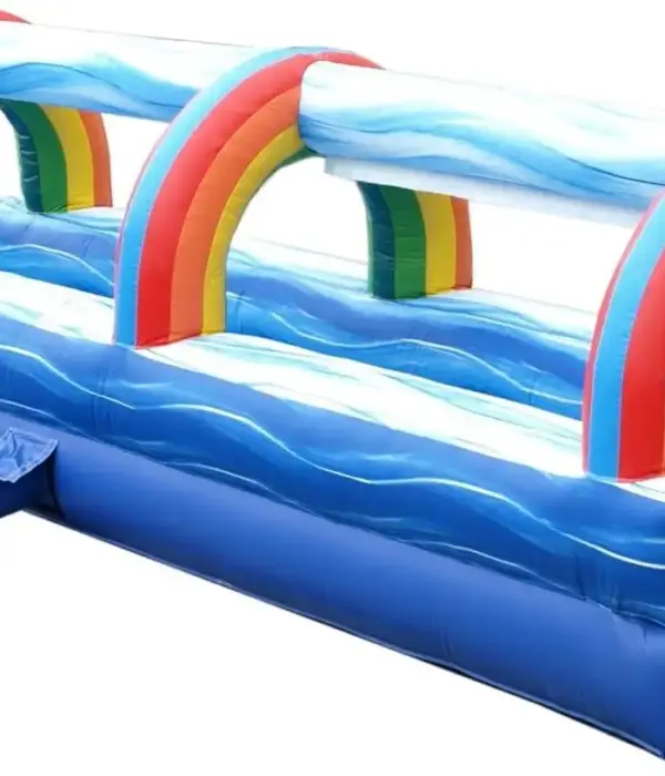 Blue Marble Inflatable Slip and Splash Slide