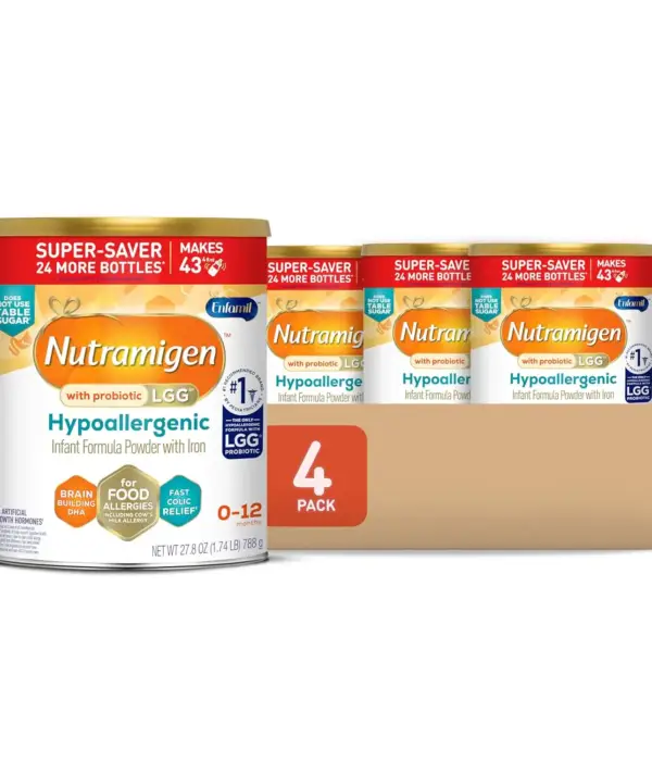 Enfamil Nutramigen Hypoallergenic Baby Formula - 4 Count